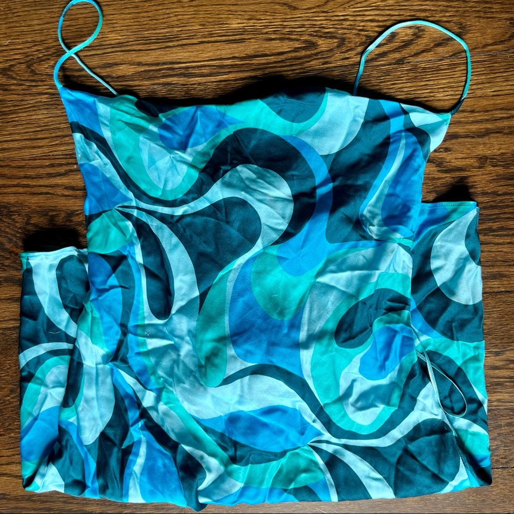 Multi blue color Zara dress